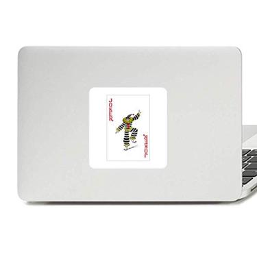 Imagem de Adesivo de vinil com estampa de cartas de baralho Coringa vermelho para laptop Decoração de PC