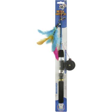 Imagem de Brinquedo CatMyPet Varinha Pesca Gatinho - Tam. Único