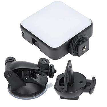 Imagem de Luz de preenchimento, câmera de celular pequena e delicada, não agita material ABS preto para fotografia, maquiagem, vlog, fazer selfies, transmissão ao vivo, etc