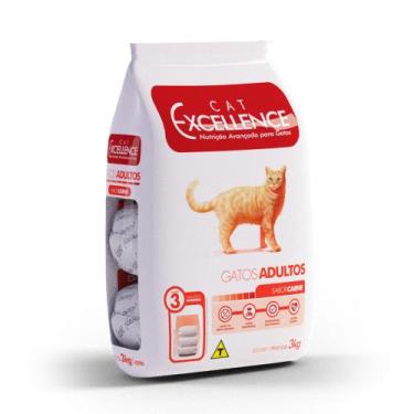 Imagem de Ração Cat Excellence Carne Para Gatos Adultos 3 Kg - Selecta