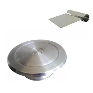 Imagem de Bailarina P/Decorar Bolo 30cm Alum. + Espátula Tubular Inox