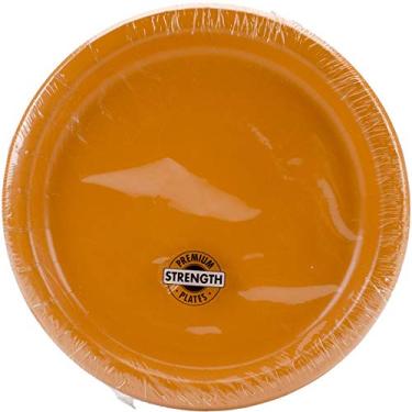 Imagem de Prato de jantar criativo conversível, 22 cm, laranja