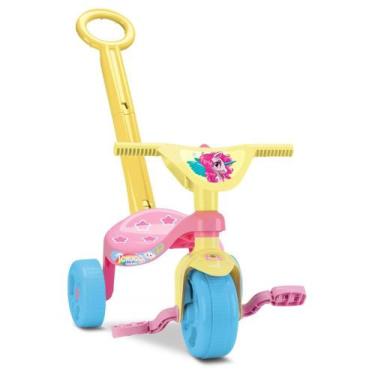 Imagem de Triciclo Tchuco Unicórnio Com Haste - Samba Toys