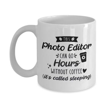 Imagem de Caneca de café para editor de fotos, presente para editor de fotos, presente para editor de fotos, presentes para amigos, ideia de presente de aniversário e Natal (325 ml)