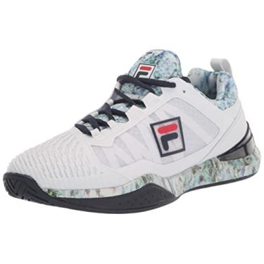 Imagem de Fila Tênis feminino Speedserve Energized, Branco/Fila Azul Marinho/Multi, 10