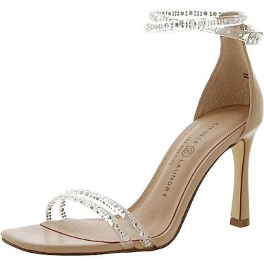 Imagem de Chinese Laundry Sandália feminina de salto Janeiro, Transparente., 38