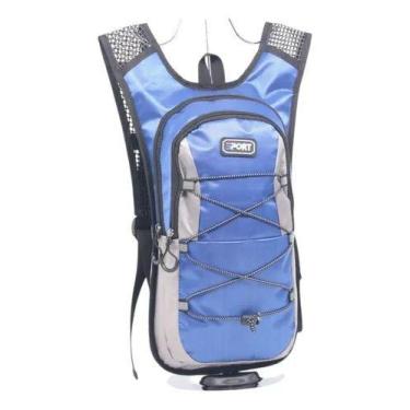 Imagem de Mochila Camping Hidratação 2 Litros Impermeável Yepp Mc3018 Cor Azul