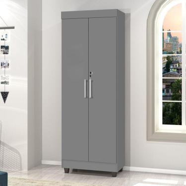 Imagem de Armário Multiuso 2 Portas Texas Cinza