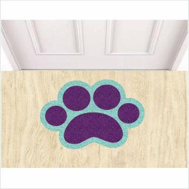 Imagem de Tapete Pata Formato, Pata Cachorro, Medida Porta.