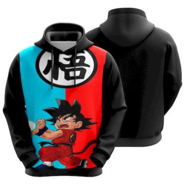 Imagem de Blusa Moletom Sublimação Blusão Full Print com Capuz Anime Mangá Novidade-Unissex