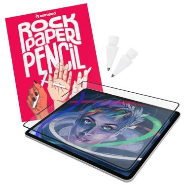 Imagem de Astropad Rock Paper Pencil v2.0 – Protetor de tela de papel para iPad Pro de 11 polegadas (geração 1-4) ou iPad Air de 10,9 polegadas (geração 4-5) + pontas para Apple Pencil de substituição, pacote