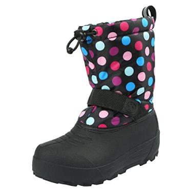 Imagem de Bota de Inverno Infantil Northside Boys Meninas/Crianças Pequenas/Crianças Grandes Frosty, Pink/Blue, 12 Little Kid