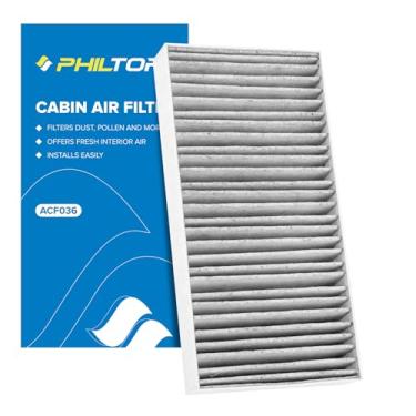 Imagem de PHILTOP ACF036 (CF10135) Filtro de ar de cabine premium, substituição para EL (1997-2000, 2002-2005), RSX (2002-2006), Civic (2001-2005), CR-V (2002-2006), Element (2003-200003-2003-20003-2003-20003-2003-20003-20003-2003-20003-20003-211), CSX 2006, pacote com 2