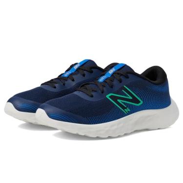 Imagem de New Balance Tênis masculino 520v8 - criança pequena e grande, Nb azul marinho/folha de limão, 17