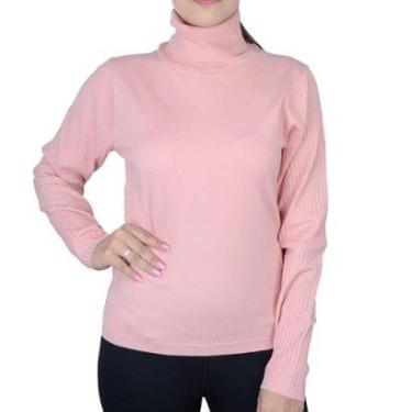 Imagem de Blusa Feminina Dudalina ML Tricot Rosa Médio - 660206-Feminino