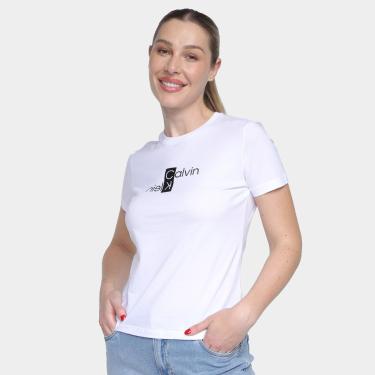 Imagem de Camiseta Calvin Klein Logo Reverso Feminina-Feminino