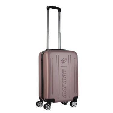 Imagem de Mala de Bordo Abs para Viagem Mormaii Mor-1541 Cadeado Integrado Rodas Duplas Giro 360 Rosê