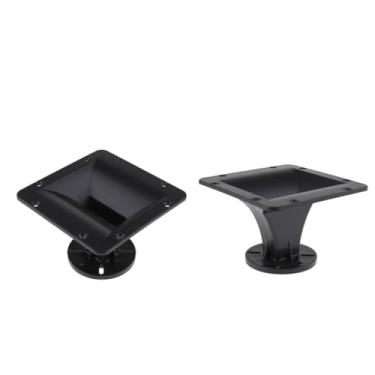 Imagem de Generic 2 Pcs 6.3x6.3in Garganta Larga Dispersão Chifre Tweeter Home Orador Home Plana Tweeter