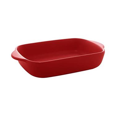 Imagem de Travessa de Porcelana Nórdica Vermelho Matt 23cm x 13cm x 4cm - Wolff