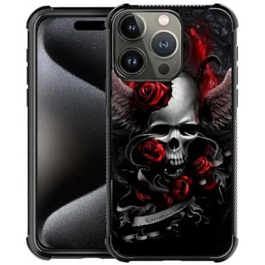 Imagem de DJSOK Capa compatível com 240825-3 Pro, design de padrão Romatic Love Roses Kull, capa para 240825-3 Pro, capa de TPU macia com padrão de design antiarranhões e cantos reforçados