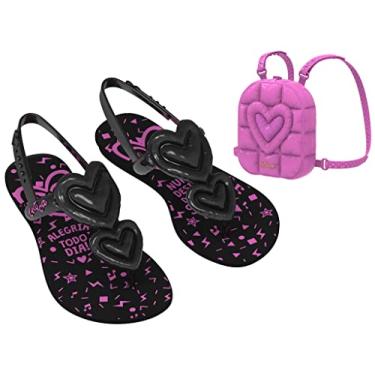 Imagem de Sandalia, Bubble bag Promo, Luluca, Kit, meninas, preto, 30