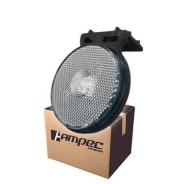 Imagem de Lanterna Lateral Led Caminhão Carreta Com Suporte Cristal P - Iva