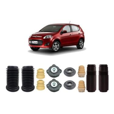 Imagem de 4 Kits Suspensão Dianteira Traseira Fiat Palio 2012 A 2020 - Qualykits