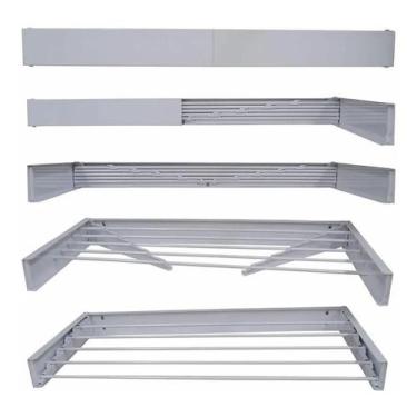 Imagem de Varal Magico 1,04Cm - Portal Dos Varais, Branco, Parede