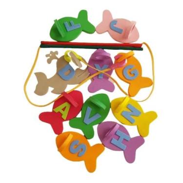 Imagem de Pescaria de letras em eva - CRIATIVA MATERIAIS EDUCATIVOS