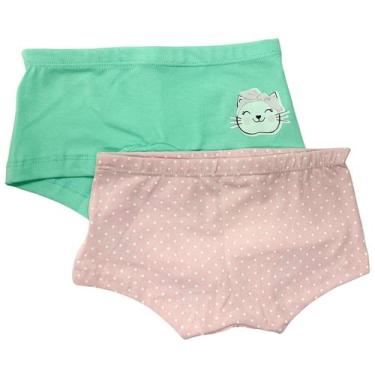 Imagem de Pack 10 Calcinhas Boxer Infantil Menina- Estilo E Conforto - Folly, P,