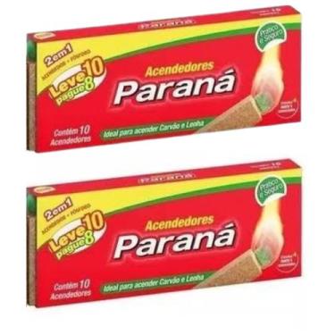 Imagem de 2 Caixas Acendedor de Churrasqueira Lareira - Paraná