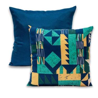 Imagem de Kit 2 Capas de Almofada com Zíper 40x40cm Gorgurinho - RAFALORO, GEOMÉ