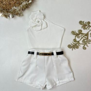 Imagem de Look De Natal Infantil Mini Diva Conjunto Meninas Moda Festa - AK FASH