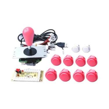 Imagem de Kit DIY Para Console Arcade Com Joystick De 8 Vias E Botões Para PC Ra