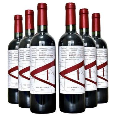 Imagem de Vinho Vik A Cabernet Sauvignon Chileno  Kit Com 6 Garrafas  Oferta - V