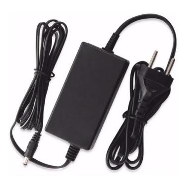 Imagem de Fonte 12v 5a Bivolt- Preta 5 Amperes - Plug P4 - DIEL