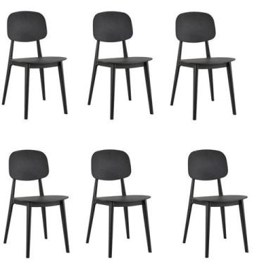 Imagem de Conjunto 6 Cadeiras Cátia Polipropileno - Rivatti