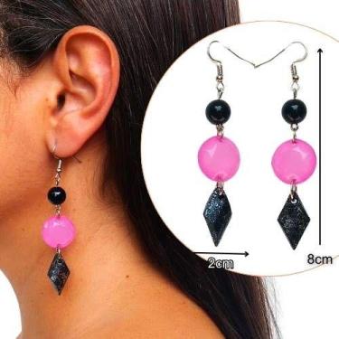 Imagem de Lindo Brinco feminino com estilo e elegância artesanal feitos com miça