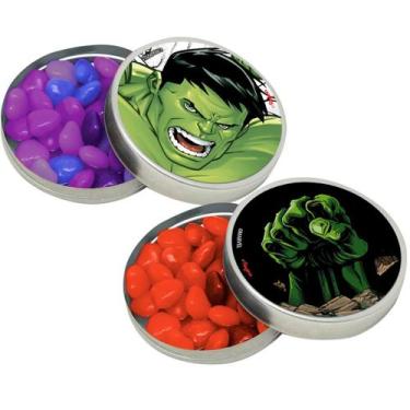 Imagem de Adesivo Redondo Hulk Para Latinha Festa De Aniversário 30 Unidades - R
