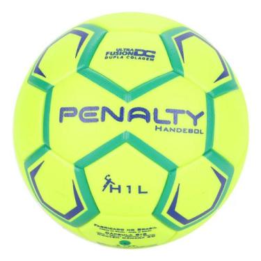 Imagem de Bola de Handebol Penalty  H1l para jogar, Amarelo, Verde, UN