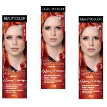 Imagem de TINTURA BEAUTY COLOR CREME ARGAN COLORS 03x96.44 RUIVO CLARO INDECIFRA