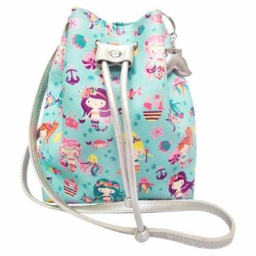 Imagem de Bolsa Infantil Feminina Sereias Fundo do Mar Magicc Bolsas MI-055