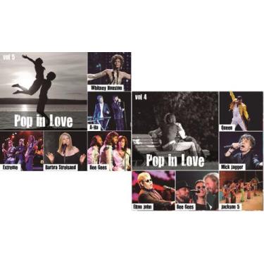 Imagem de CD Pop In Love Coletânea Romântica Volume 4 +  Volume 5 - TOP DISC