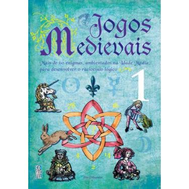 Imagem de Livro Jogos Medievais Ed.1 Mais de 60 Enigmas da Idade Média - Coquete