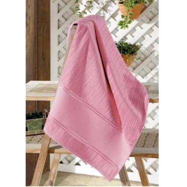 Imagem de Toalha de Lavabo Dohler Velour Para Pintura Artesanalle 30x45cm, Rosa,