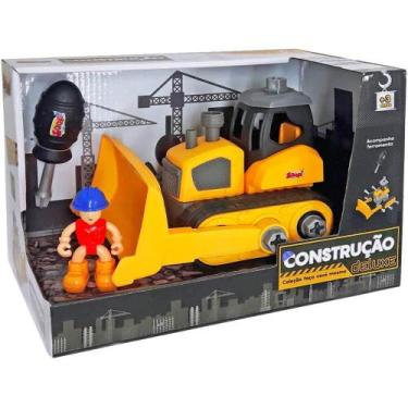 Imagem de Kit construcao trator de esteiras zoop, UN
