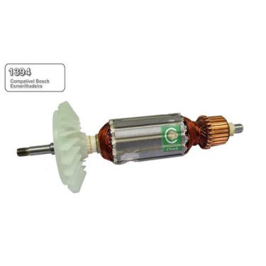 Imagem de Induzido compatível Bosch 1394 GWS 7-115 - Esmerilhadeira - Eixo: 155 