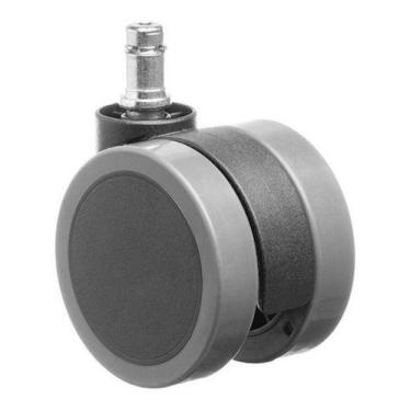 Imagem de Kit 5 Rodizios Roda 65mm Nylon/pu Cadeira Escritorio Rivatti - SQUADRO