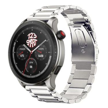 Imagem de Pulseira de Aço compatível com GTR4 GTR 4 A2166 / GTR3 / GTR 3 Pro / G