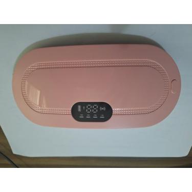 Imagem de Genérico Massageador Cinta Térmica Tratamento Dor e Cólicas Menstruais Rosa
